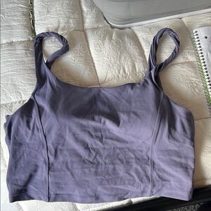 lululemon athletica Purple twist Sports Bra